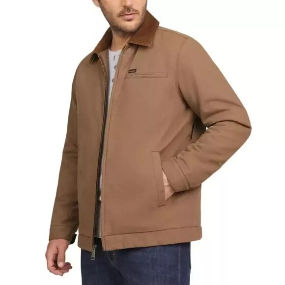 Wrangler Men's Canvas Work Jacket Quilted